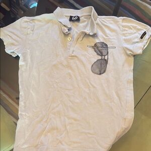 D&G Gray Polo Shirt Classic Style